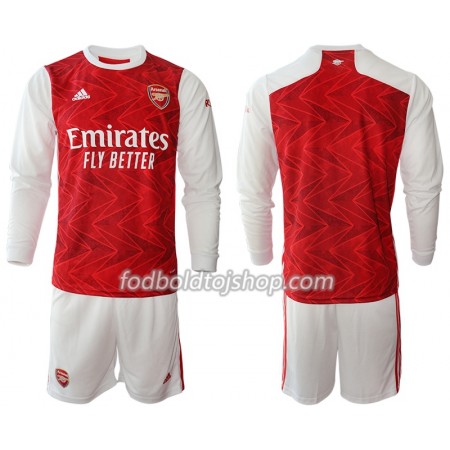 Arsenal Børn Hjemme Fodboldsæt 2020-21 L/S (+ Korte bukser)